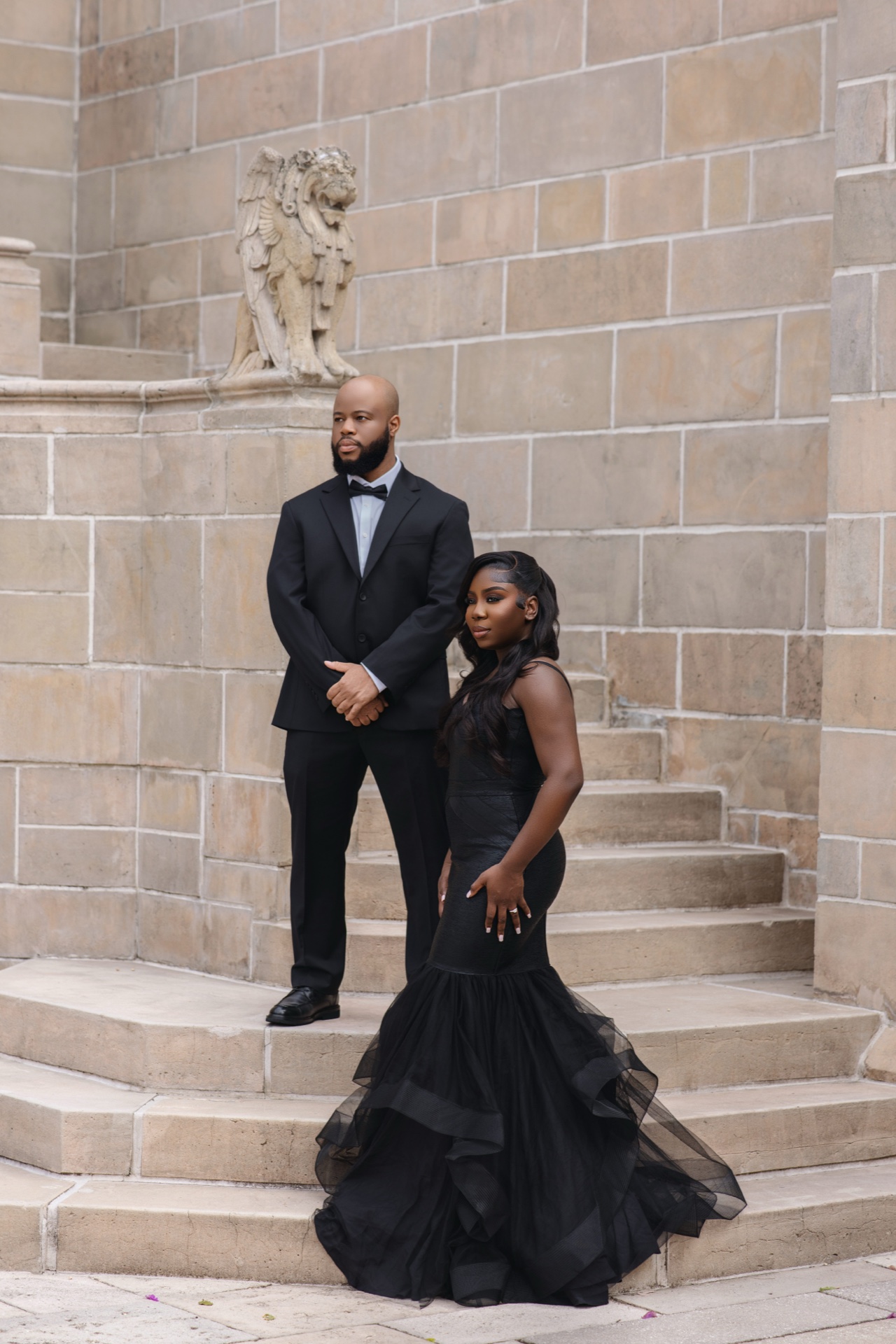 Romantic engagement photos in South Florida