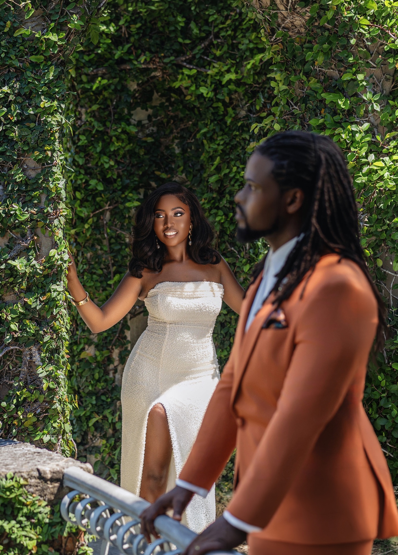 Palm Beach engagement session outdoors