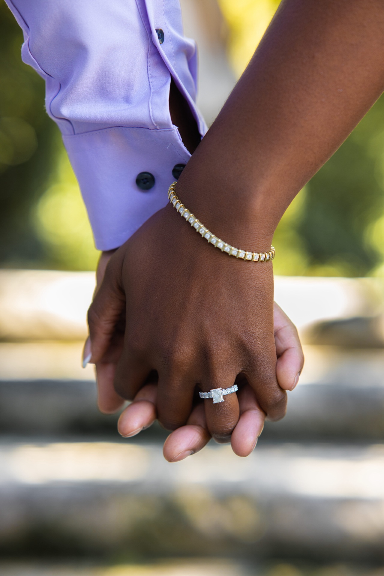 South Florida engagement session — couple at golden hour